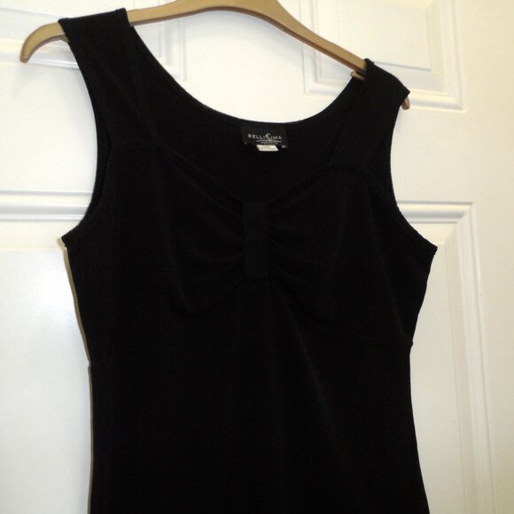 Bellissima Black sleeveless  tank top- size M - Picture 5 of 8